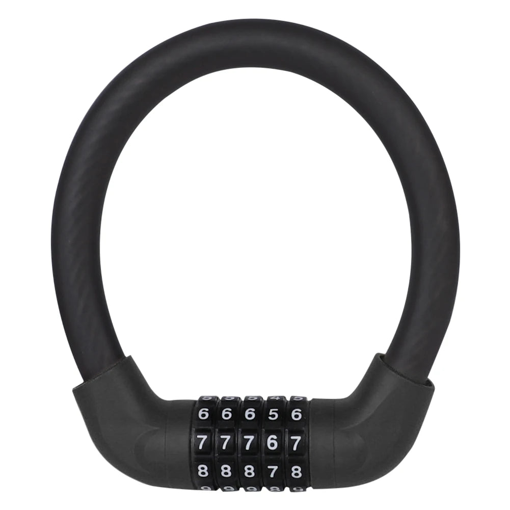 Bicycle Wire Locks 5-Digit Code Bike Motorcycle Security Combination Steel Cable Lock Road Bicycle Accessories