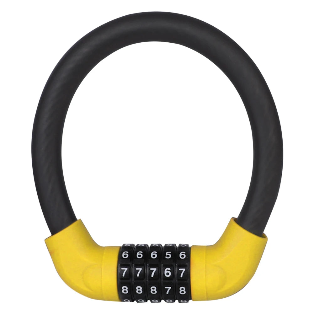 Bicycle Wire Locks 5-Digit Code Bike Motorcycle Security Combination Steel Cable Lock Road Bicycle Accessories