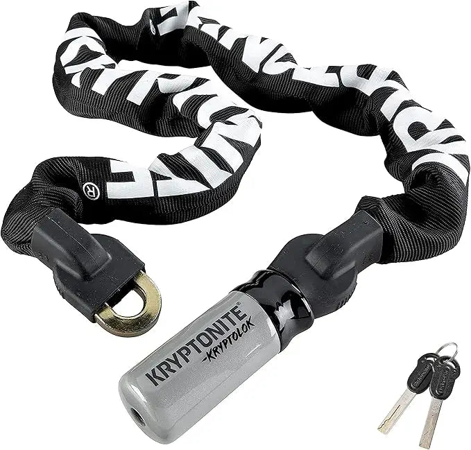 Bike Chain Lock,3 Feet Long Heavy Duty Anti-Theft Sold Secure Gold Bicycle Chain Lock with Keys for Bike