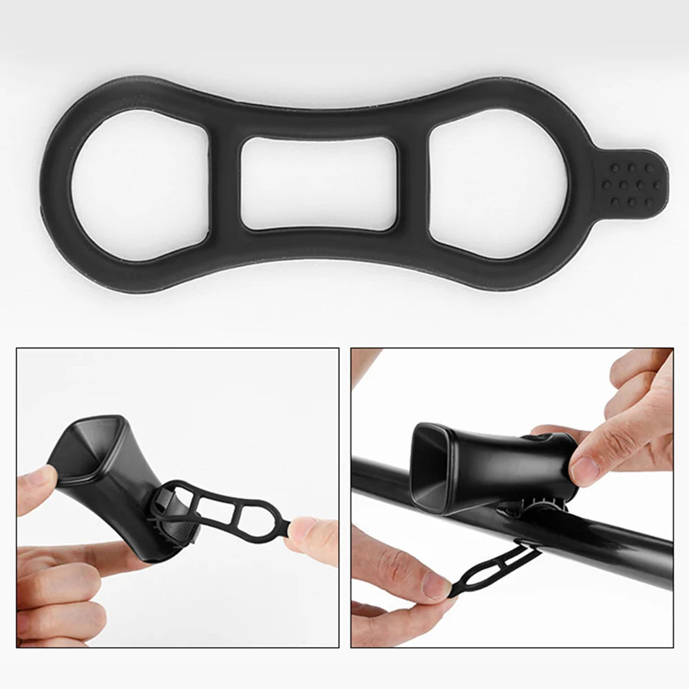 Electric Bike Horn 120dB Warning Safety Bell Rechargeable Bicycle Handlebar Alarm Ring Bell for Mountain Bike Road Bike Scooters