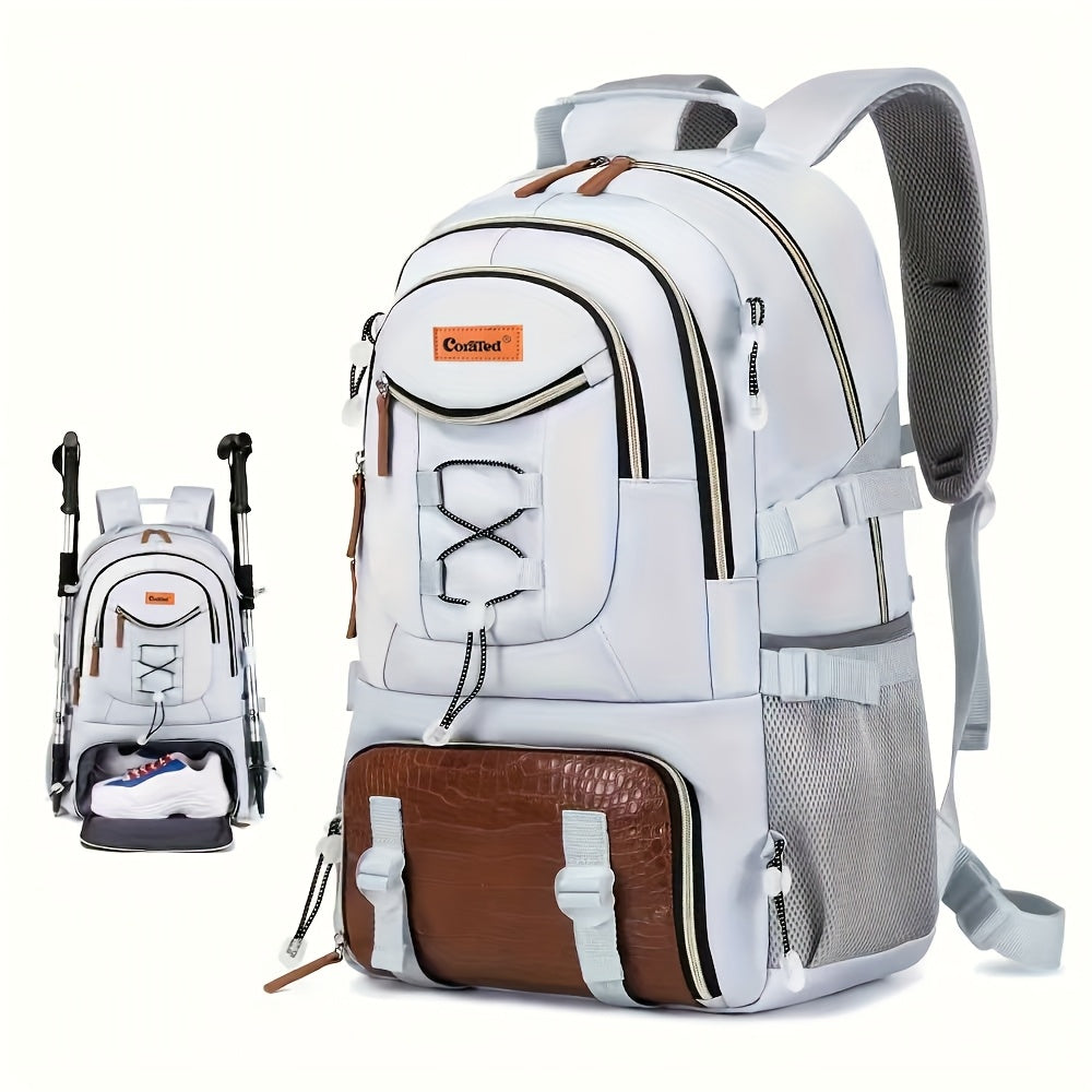 Outdoor Travel Backpack, Large Capacity Sports Camping Backpack, Unisex Laptop Backpack, with Shoe Warehouse, Schoolbag, Computer Backpack Travel Business Casual Backpack, Easter Valentine's Day Gift