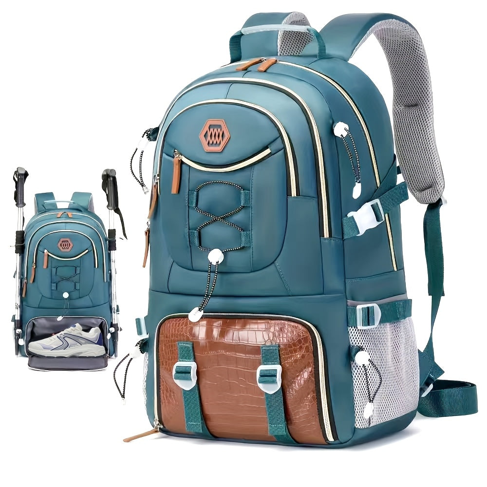 Outdoor Travel Backpack, Large Capacity Sports Camping Backpack, Unisex Laptop Backpack, with Shoe Warehouse, Schoolbag, Computer Backpack Travel Business Casual Backpack, Easter Valentine's Day Gift