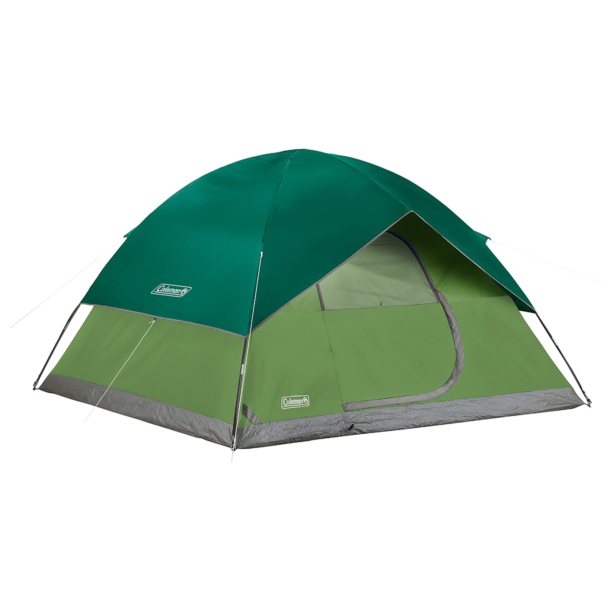 Coleman Sundome Camping Tent with Rainfly, 2/3/4/6 Person Tent Sets Up in 10 Mins, Weatherproof Shelter for Camping, Festivals, Backyard, Sleepovers, & More