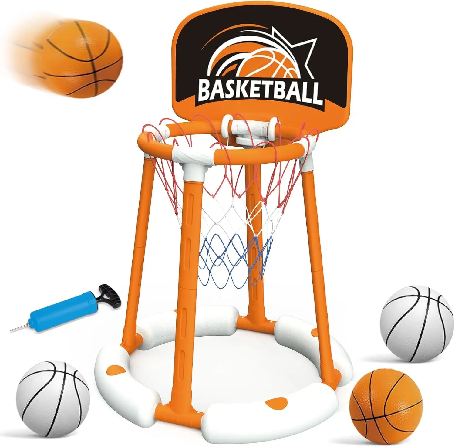 Waterpool Basketball Hoop Toy for Pools & Water Fun