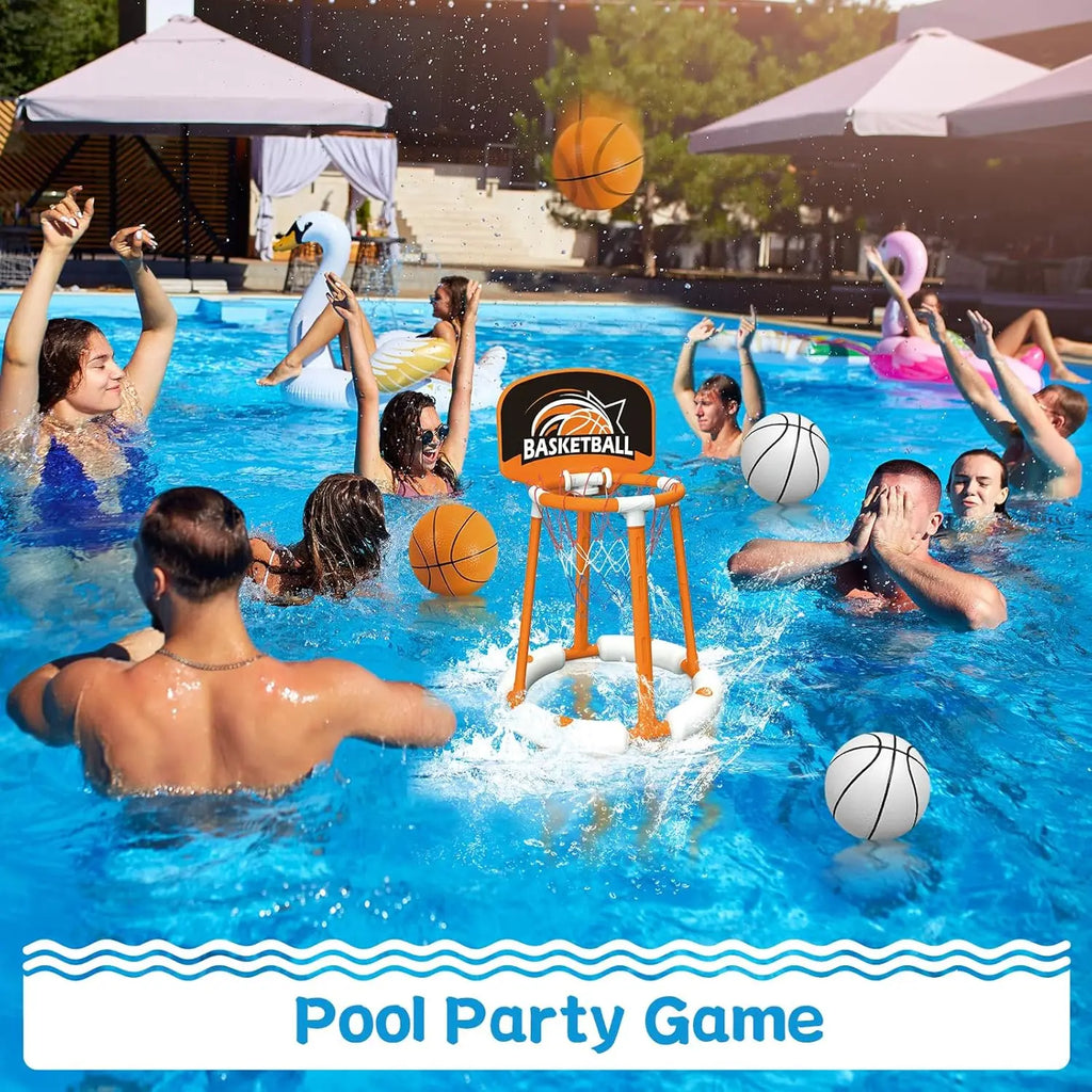 Waterpool Basketball Hoop Toy for Pools & Water Fun