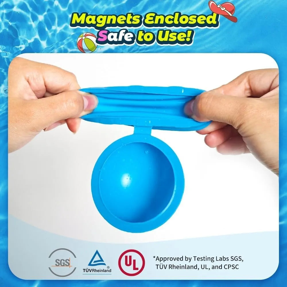 20Pcs Reusable Water Balloons, Pool Beach water Toys for Boys and Girls, Outdoor Summer Toys for Kids Ages 3-12