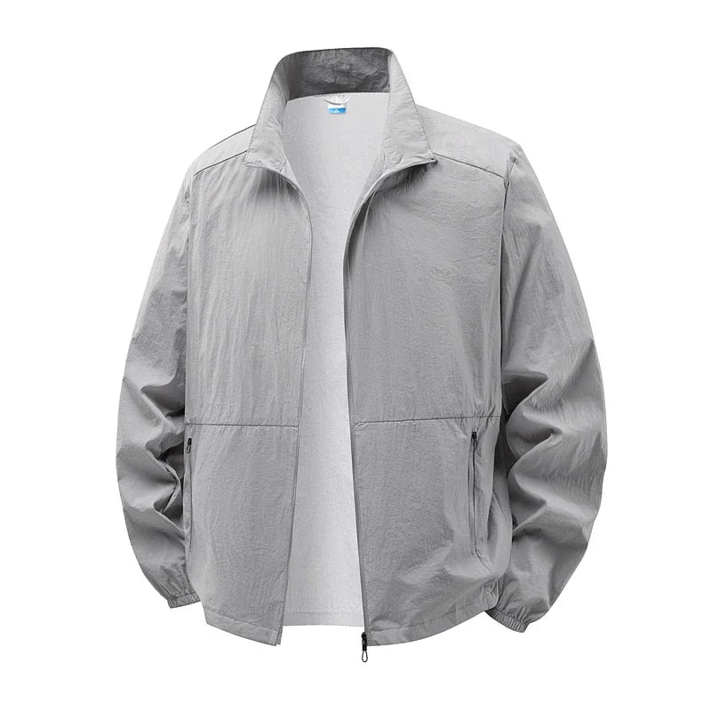 Men's Summer Lightweight Waterproof Hiking Jacket UPF Sun Protection Quick-Dry Perfect for Fishing Cycling Running