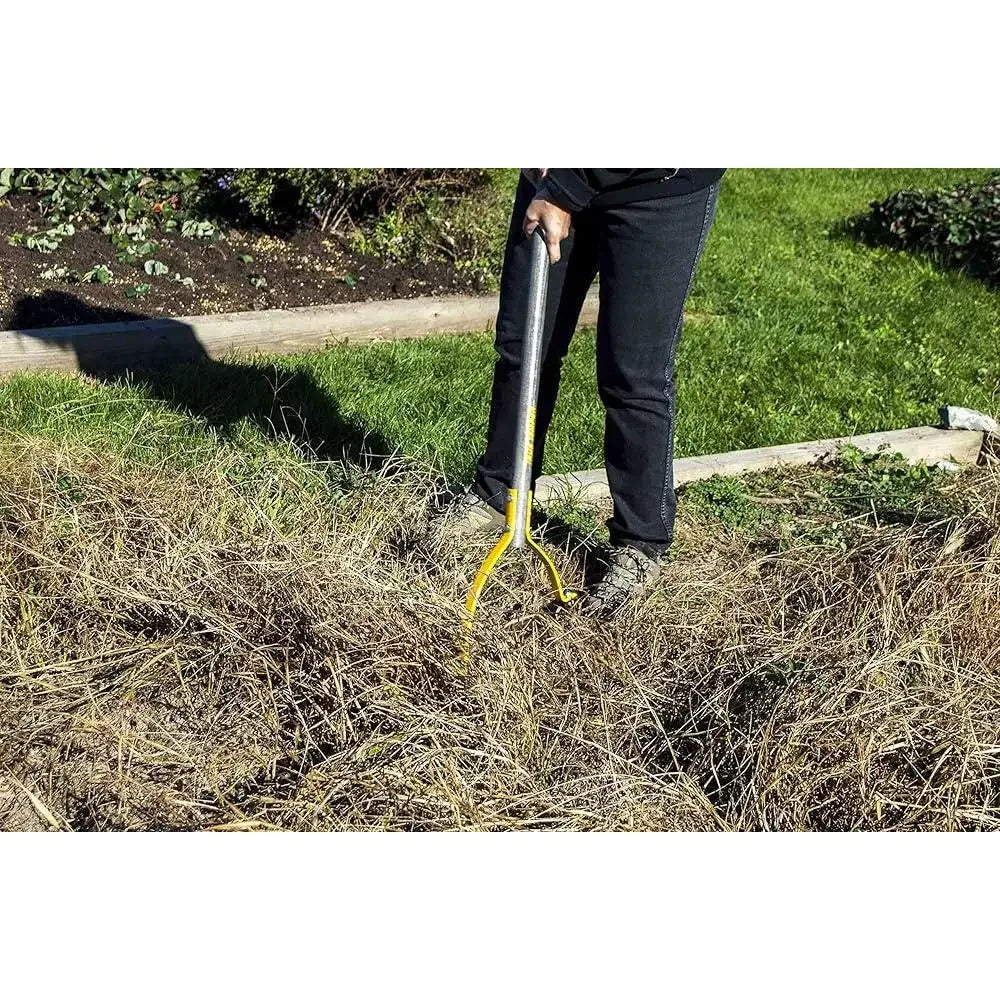 Dual Blade Weed Cutter Efficient Garden Tool Hardwood Handle Lightweight Grass Cutting Made in USA Landscaping Accessory