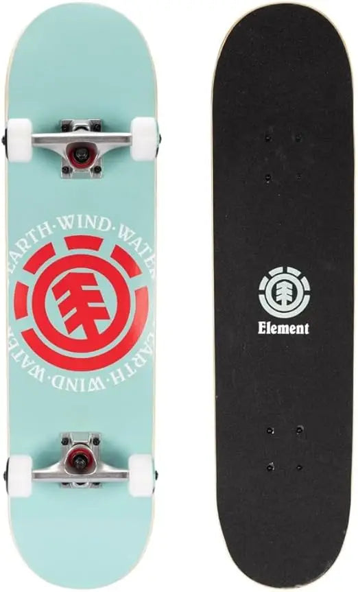 Popsicle Skateboard Mint 31" Standard Skateboard with 5" Aluminum Trucks, 9-Layer NE Maple Deck - Perfect for Kids, Teens, and