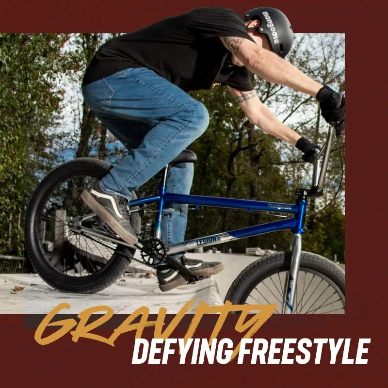 Kids Freestyle BMX Bike, Intermediate Rider, Boys and Girls Bikes, 20-Inch Wheels, Hi-Ten Steel Frame