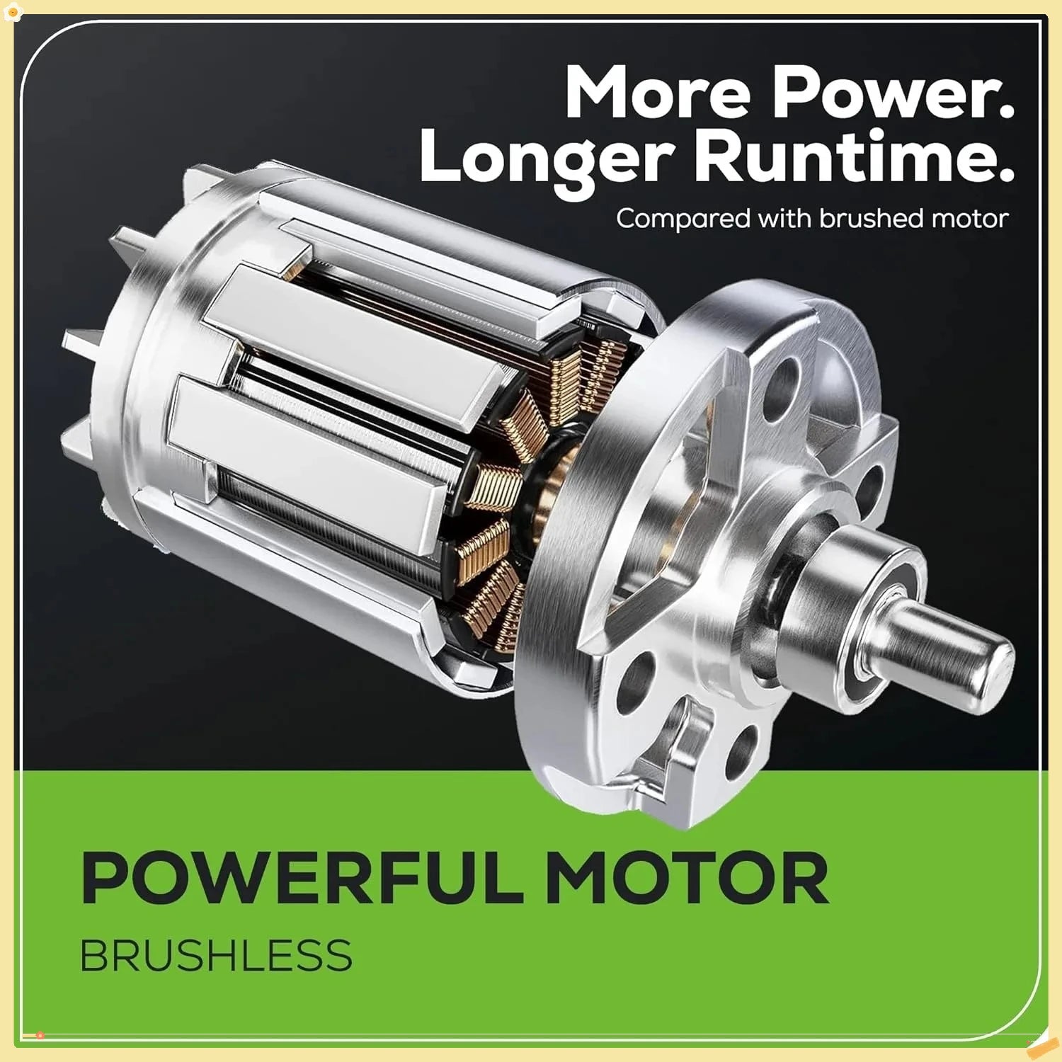 40V 16" Brushless Cordless (Push) Lawn Mower (75+ Compatible Tools), 4.0Ah Battery and Charger Included