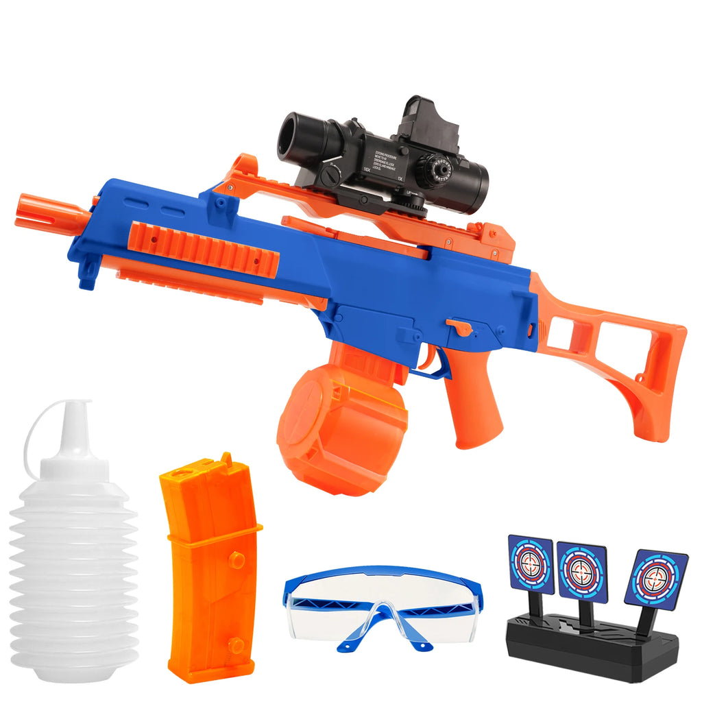 High Speed G36C Electric Gel Balls Blaster, Automatic & Manual Dual Shooting Modes Water Bullets Gun Toys, Holidays Gifts