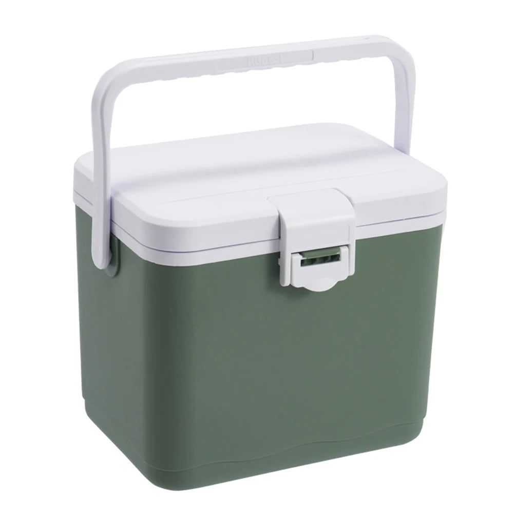 4.5L Insulated Portable Cooler with Handle Mini Freezer Fridge Heat Preservation Barbecue Insulation Box for Beach Picnic