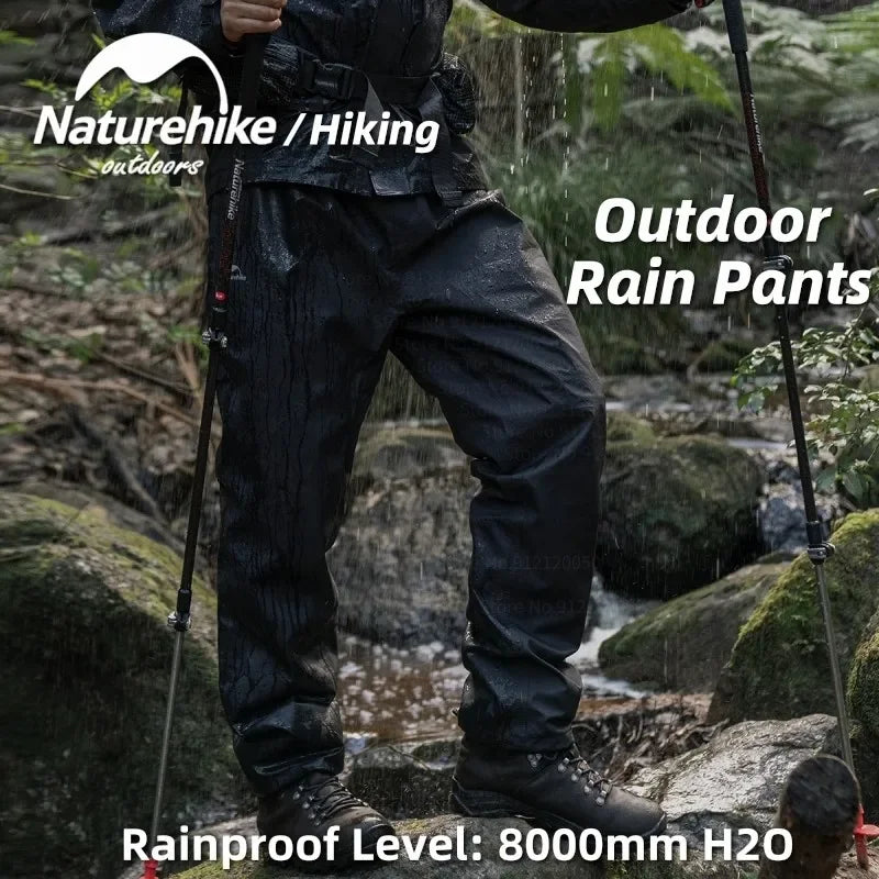Windproof Rainproof Pants Upgraded Men Outdoor Waterproof Windbreaker Raincoats Rain Pant Cycling Hiking Trip
