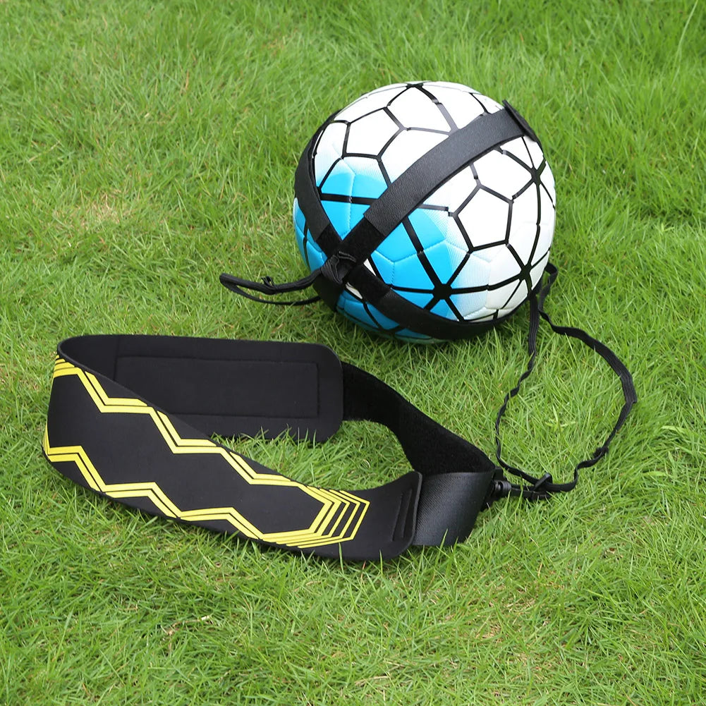 Soccer Ball Training Adjustable Soccer Ball Solo Practice Nylon Cloth Soccer Trainer Solo Belt Elastic Fitness Equipment