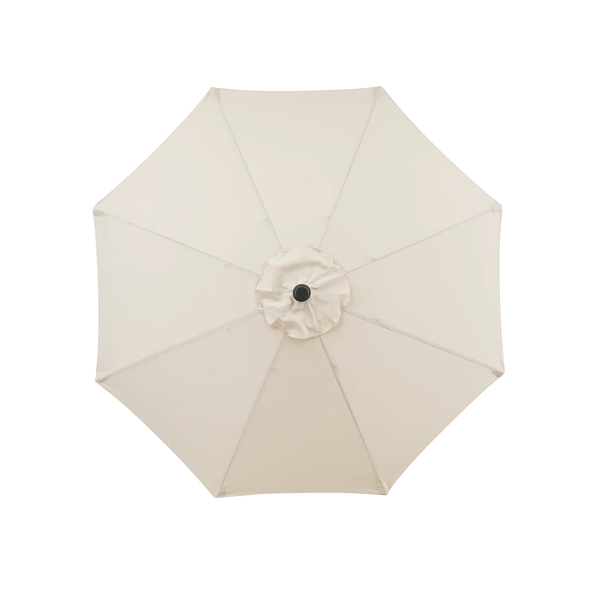 7.5' Patio Umbrella Outdoor Table Market Umbrella with Push Button Tilt/Crank, 6 Ribs