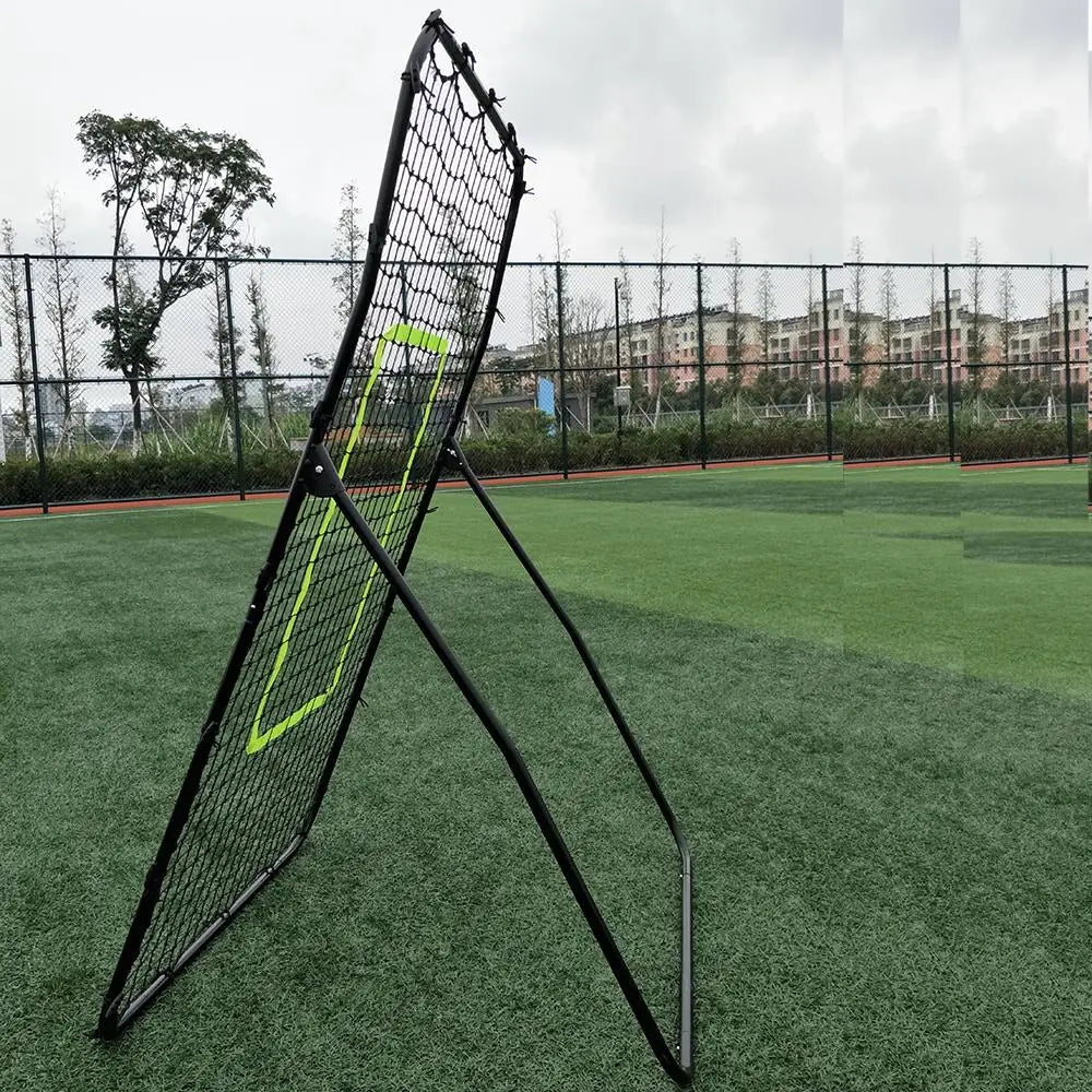 Galvanized Steel Soccer & Baseball Goal - Durable Black Design