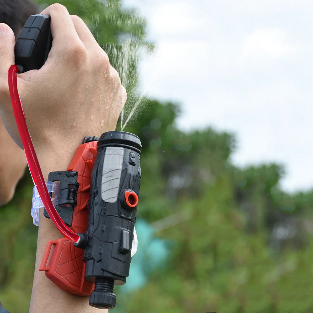 Spider Web Shooters Toy Superhero Squirt Guns with Glove Wrist Water Sprayer Toy Water Fighting Toy for Kids Adults