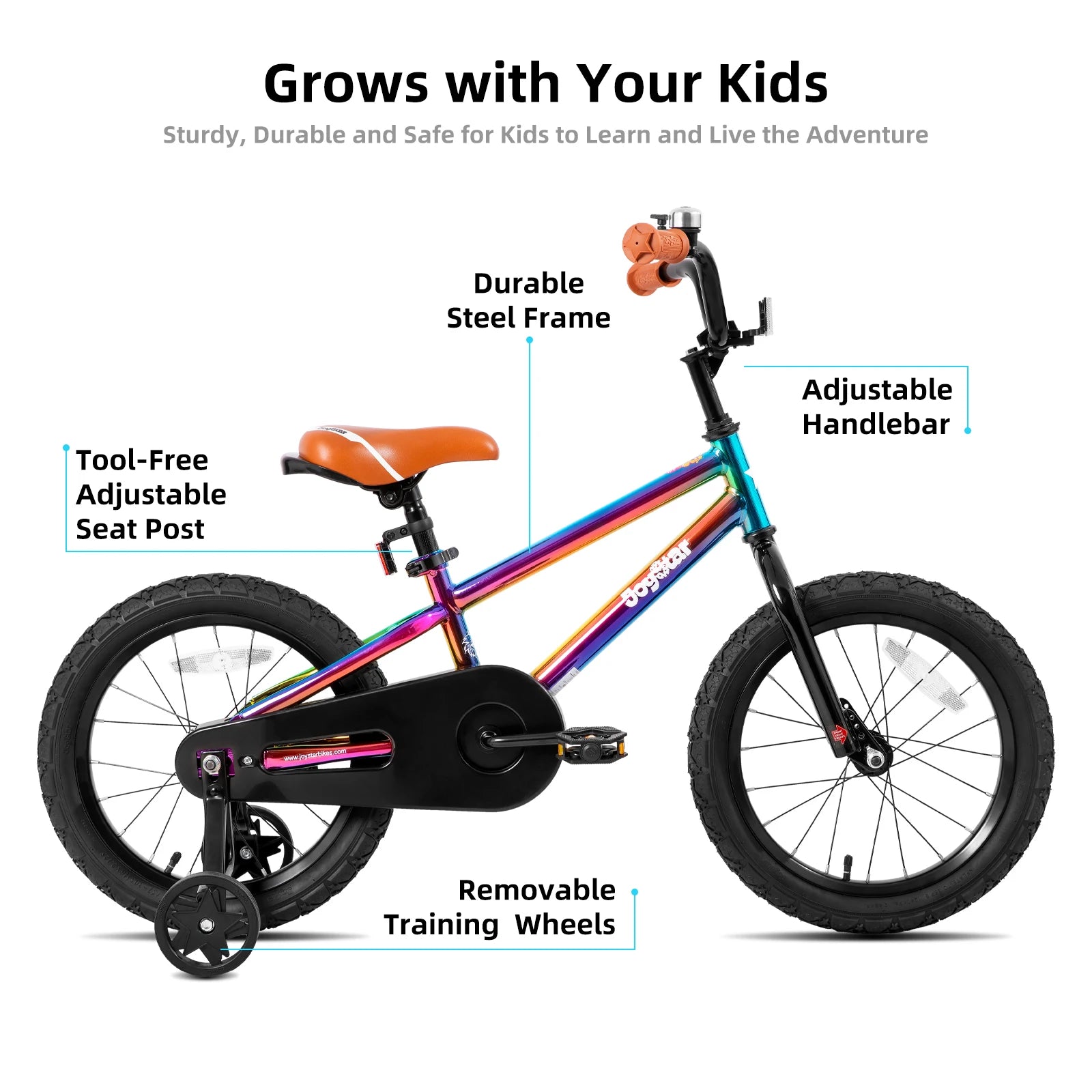 Kids Bike for Boys Girls Ages 2-9 Years Old, 12 14 16 18 Inch BMX Style Kid's Bicycles with Training Wheels