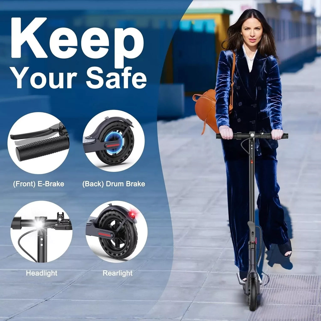 Electric Scooter 350W 19mph APP Smart Control Scooter 8.5inch tire Folding Electric Scooter 16miles Max Range for Adult