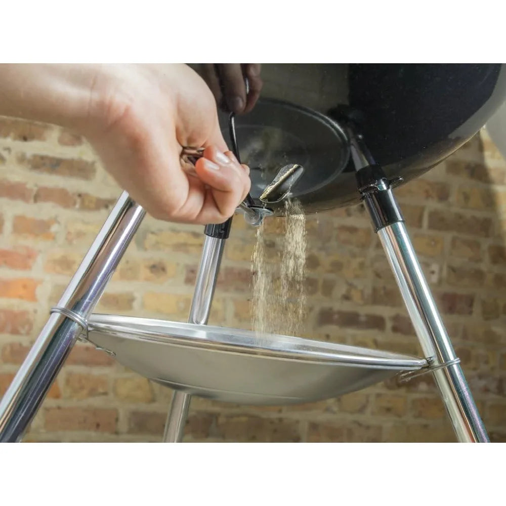 18-Inch Outdoor Cooking Charcoal Grill for Barbecue, Black