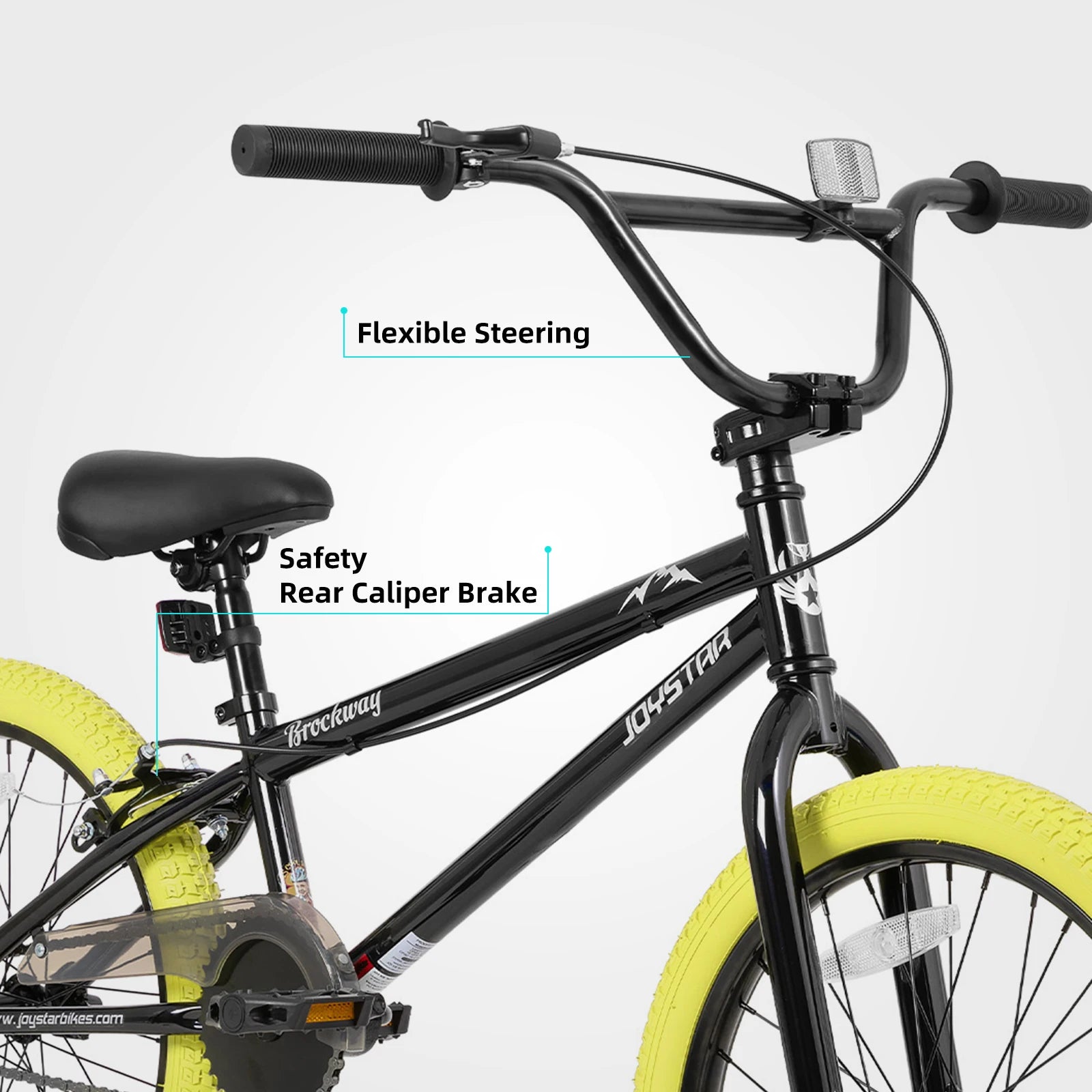 Freestyle Kids BMX Bikes Kids Bicycles for 6-14 Years Old Boys Girls and Beginner-Level Riders 2 Pegs