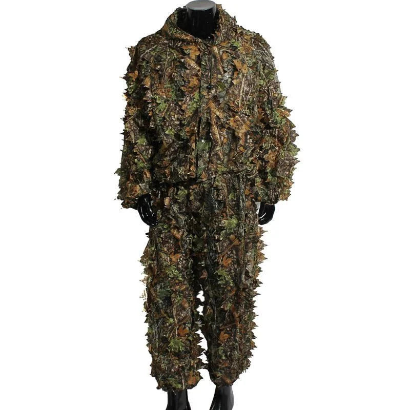 Suit Tactical Outdoor Camouflage Clothes Leafy Bionic Jungle CS Shooting Suits Combat Clothes Set For Holiday Party