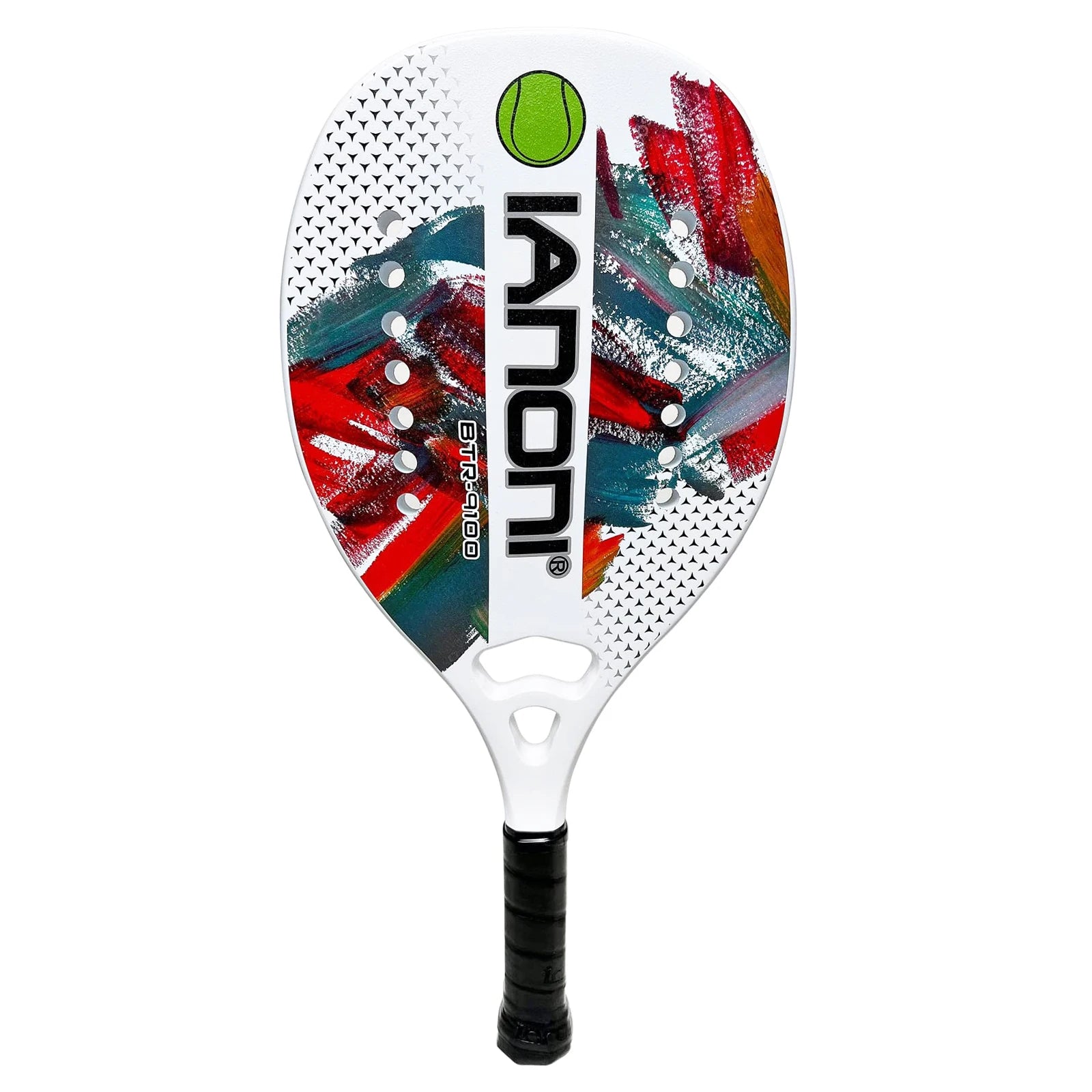 Tennis Racket,Carbon Fiber Grit Face with EVA Memory Foam Core Beach Tennis Racket