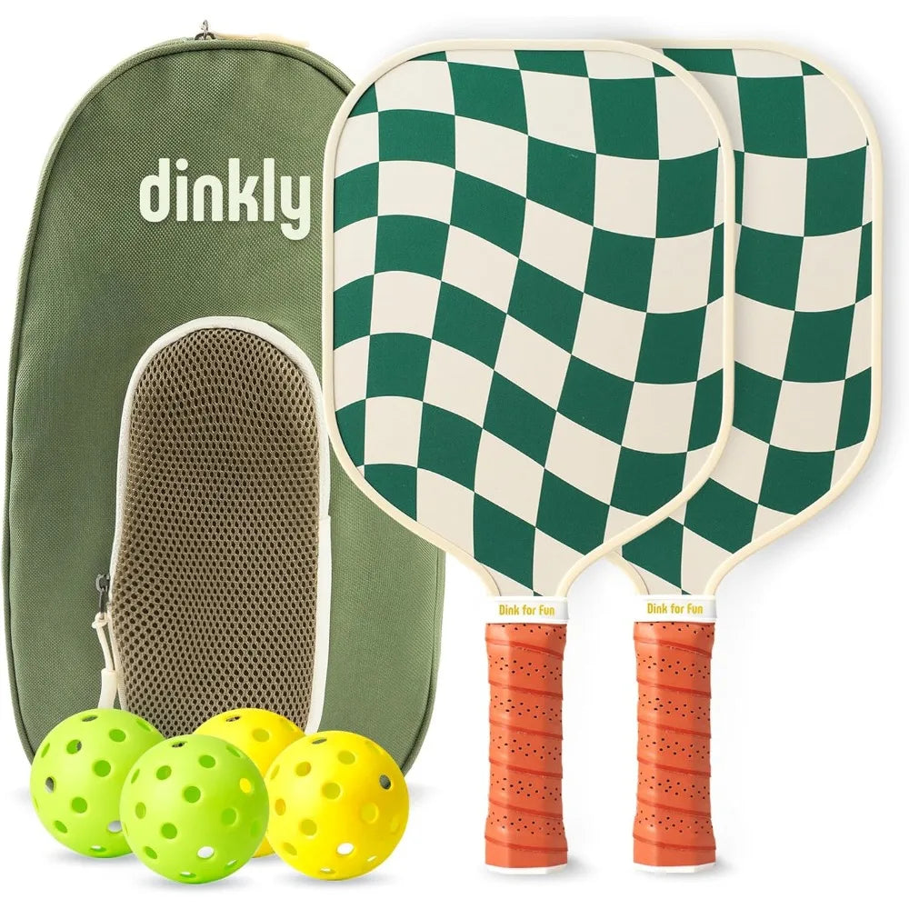 New Upgraded Pickleball Paddles Set of 2/4- USAPA Approved Graphite/Fiberglass Pickleball Racket, 2 Pickleball Rackets