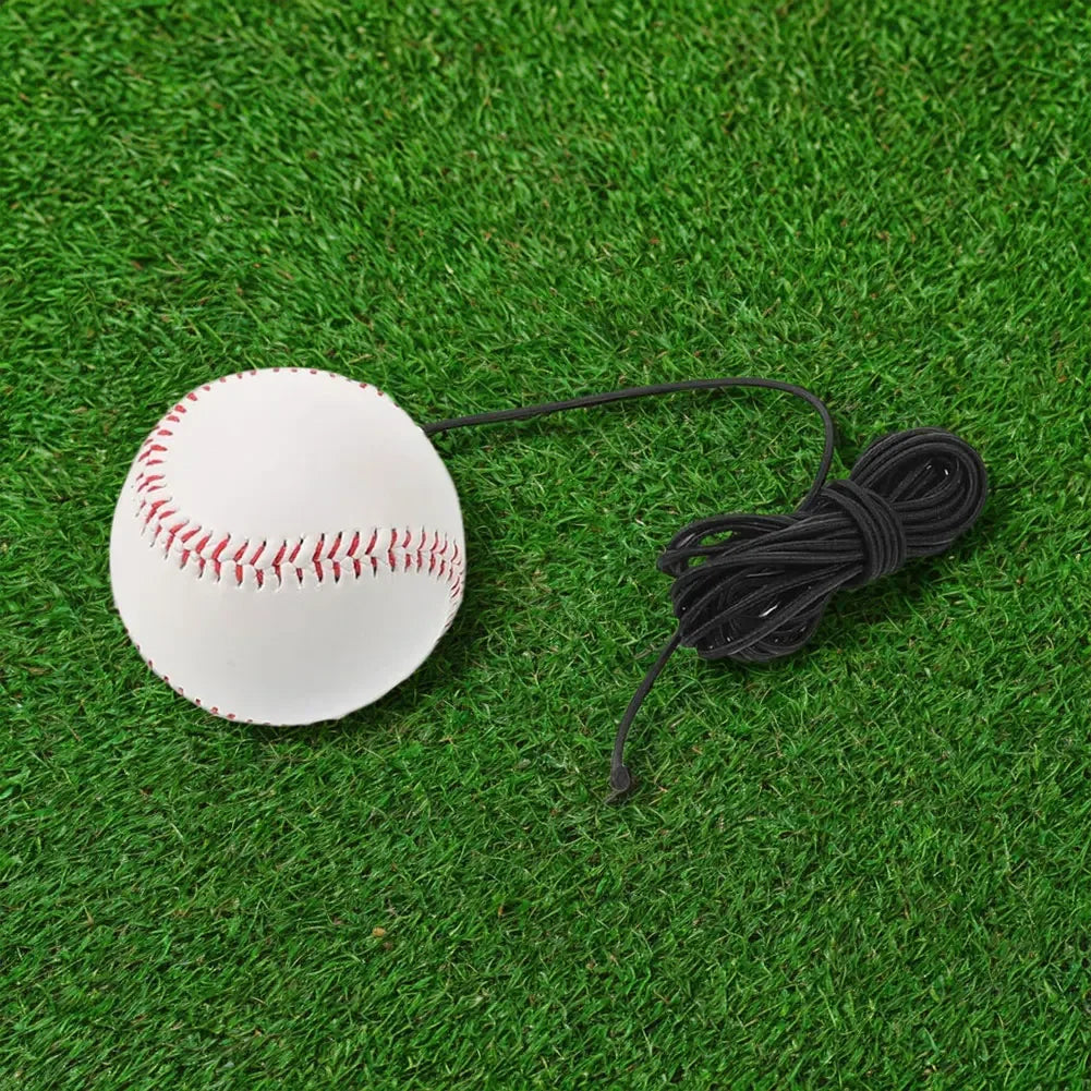 Hitting Practice Equipment with Elastic Rope Batting Swing Trainer Baseball & Softball Training Aid for Baseball & Softball