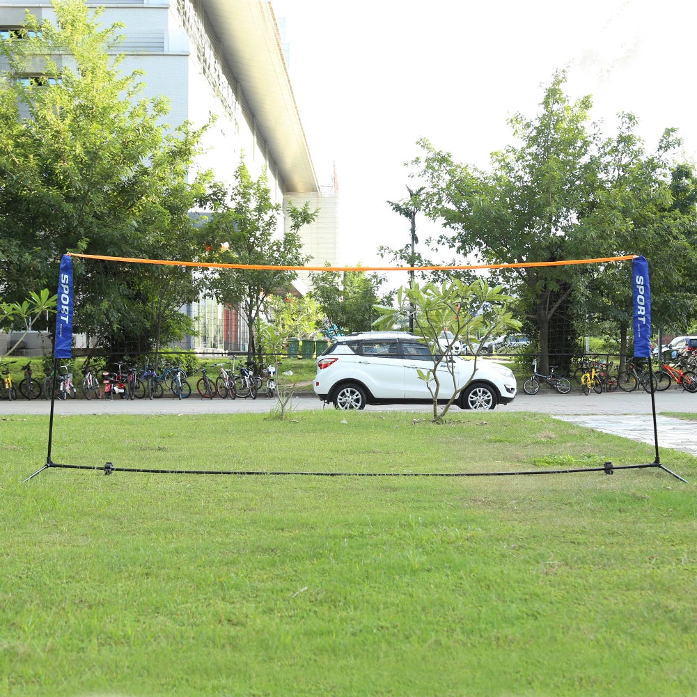3/4/5/6M Professional Sport Training Standard Badminton Net Volleyball Net Easy Setup Outdoor Tennis Mesh Net Exercise Netting