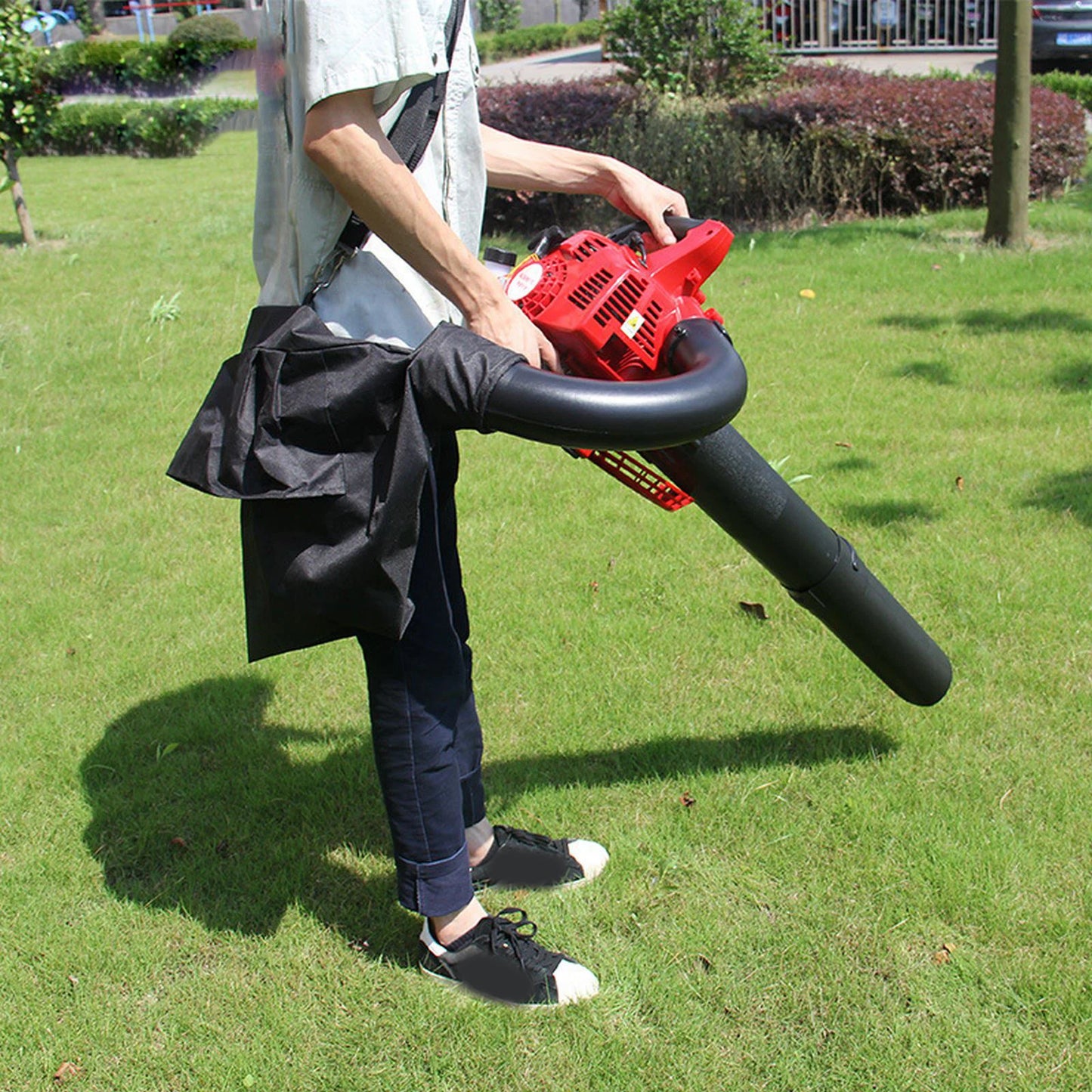 Cordless Gas Air Blower Snow Blower Garden Leaf Cleaner Collector Dust Blower Tool