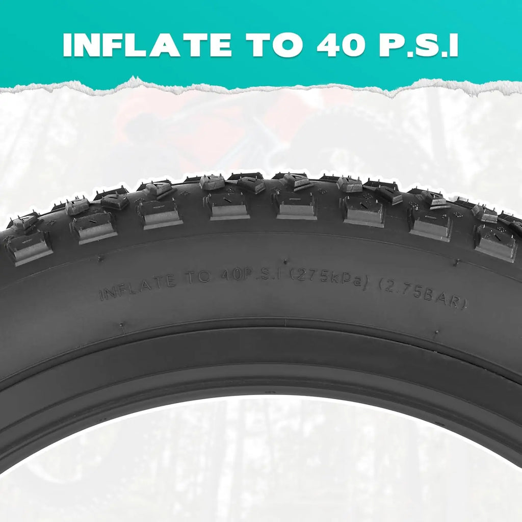 20/26x3.0 Electric Bike Tire Fat E-Bike Tires Heavy Duty High-Performance Wear-Resistant Mountain Snow Bicycle Tires/Tubes