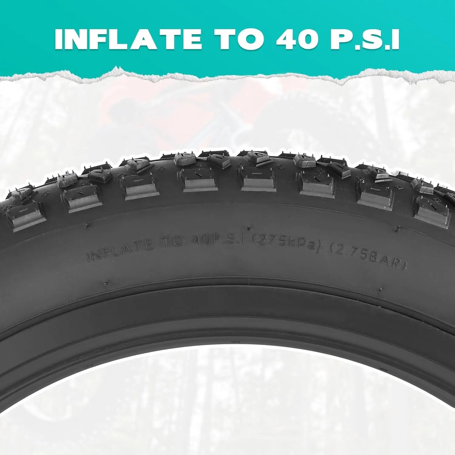 20/26x3.0 Electric Bike Tire Fat E-Bike Tires Heavy Duty High-Performance Wear-Resistant Mountain Snow Bicycle Tires/Tubes