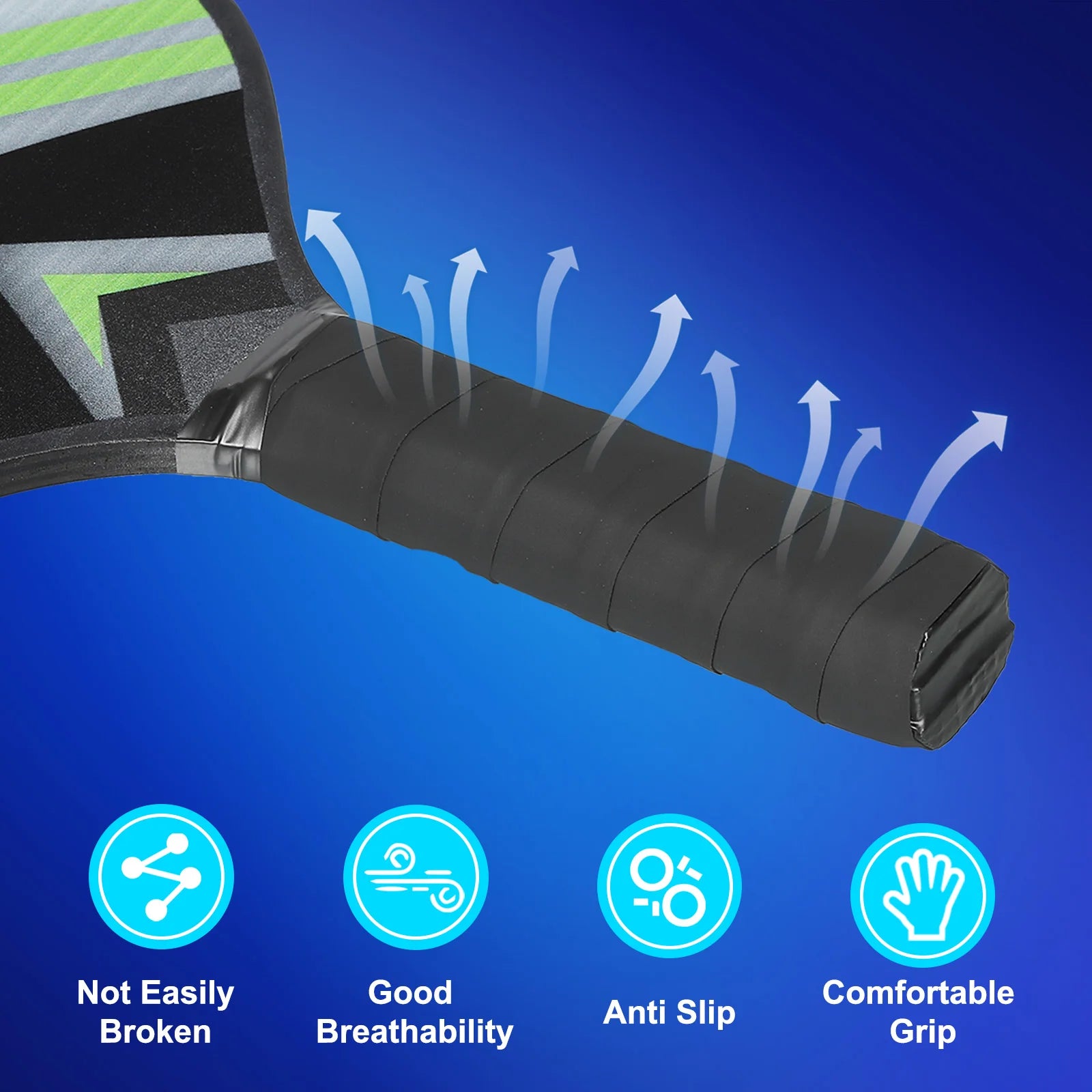 Pickleball Paddles Set with 4 Premium Wood Pickleball Rackets 4 Pickleball Balls 4 Cooling Towels a Carry Bag for Men Women