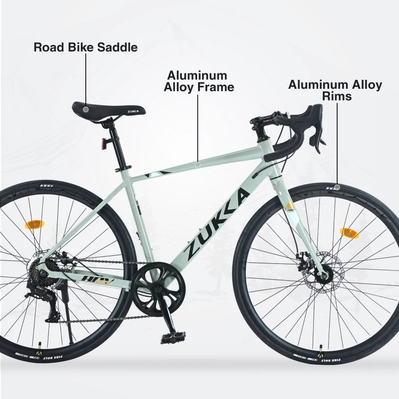 700C  Road Bike ,7 Speed Road Bike, for Men Women ,Aluminum Alloy Frame