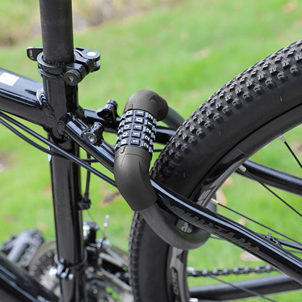 Bicycle Wire Locks 5-Digit Code Bike Motorcycle Security Combination Steel Cable Lock Road Bicycle Accessories