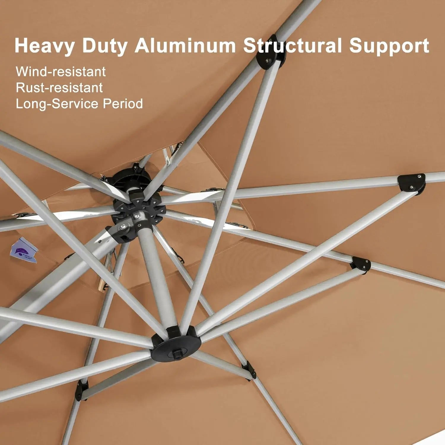 9' X 12' Patio Umbrella Outdoor Rectangle Umbrella Large Cantilever Umbrella Windproof Offset Heavy Duty Sun for Garden Deck9' X 12' Patio Umbrella Outdoor Rectangle Umbrella Large Cantilever Umbrella Wind