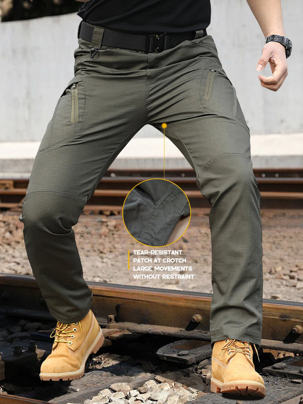 Tactical Work Pants Series New Men's IX9 Tactical Pants Multi-Pocket Large Capacity Training Pants Commuter Pants Wear-resistant