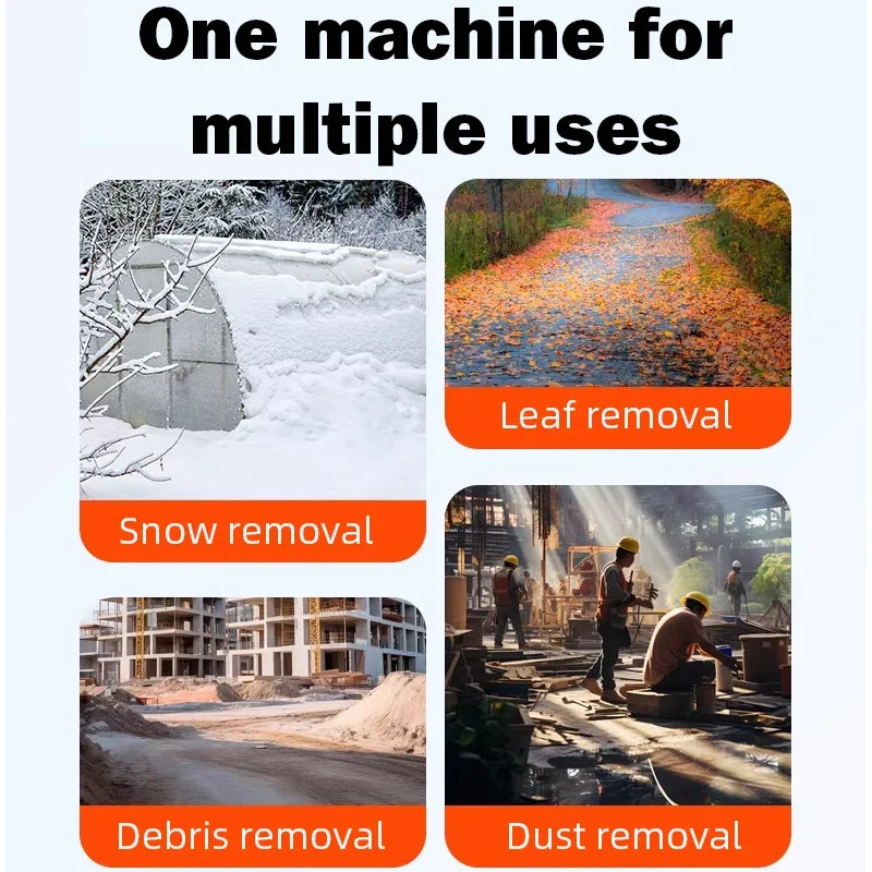 3500W Backpack Gas Leaf Blower Professional Air Blower Machine 2-stroke Backpack Blower Petrol Garden Blower for Snow and Leaves