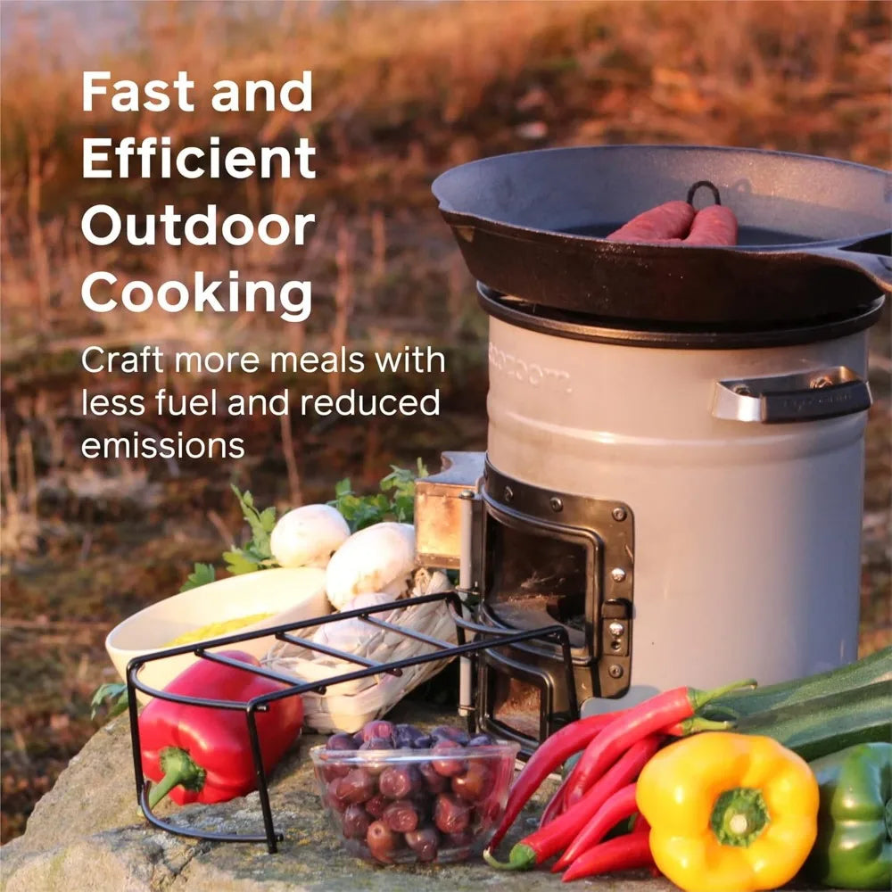 Heavy Duty Portable Camp Stove for Outdoor Cooking