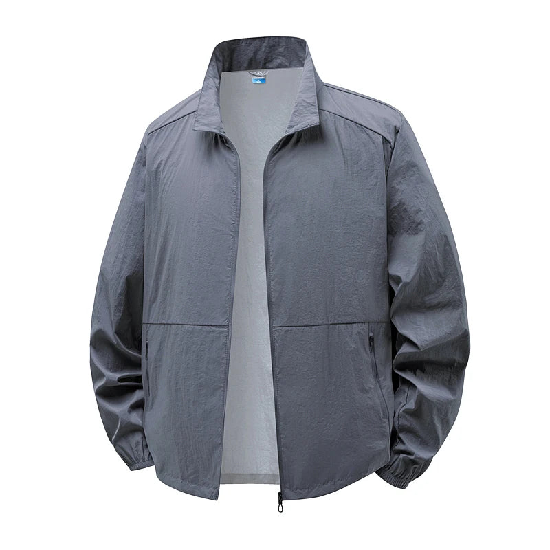 Men's Summer Lightweight Waterproof Hiking Jacket UPF Sun Protection Quick-Dry Perfect for Fishing Cycling Running