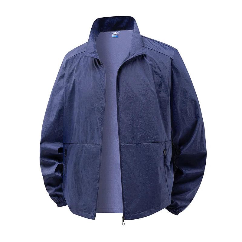 Men's Summer Lightweight Waterproof Hiking Jacket UPF Sun Protection Quick-Dry Perfect for Fishing Cycling Running