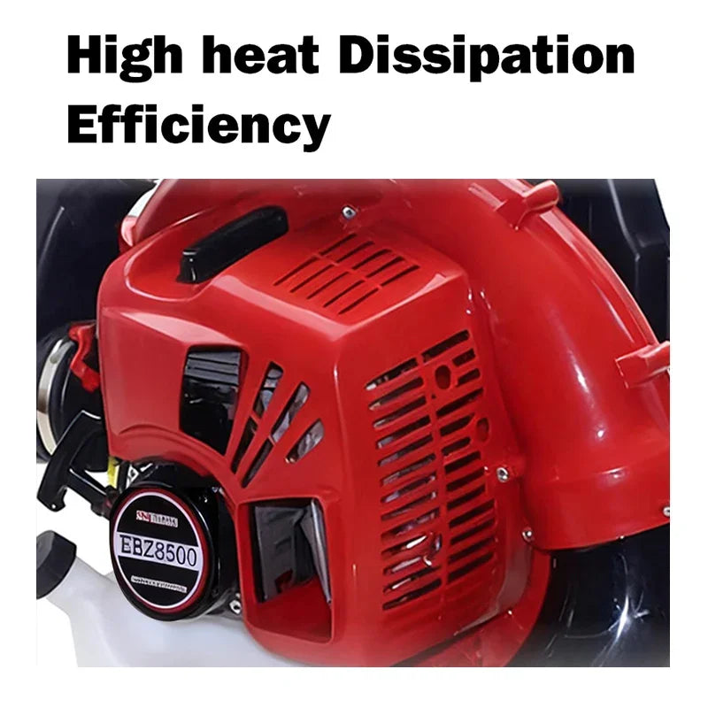 3500W Backpack Gas Leaf Blower Professional Air Blower Machine 2-stroke Backpack Blower Petrol Garden Blower for Snow and Leaves