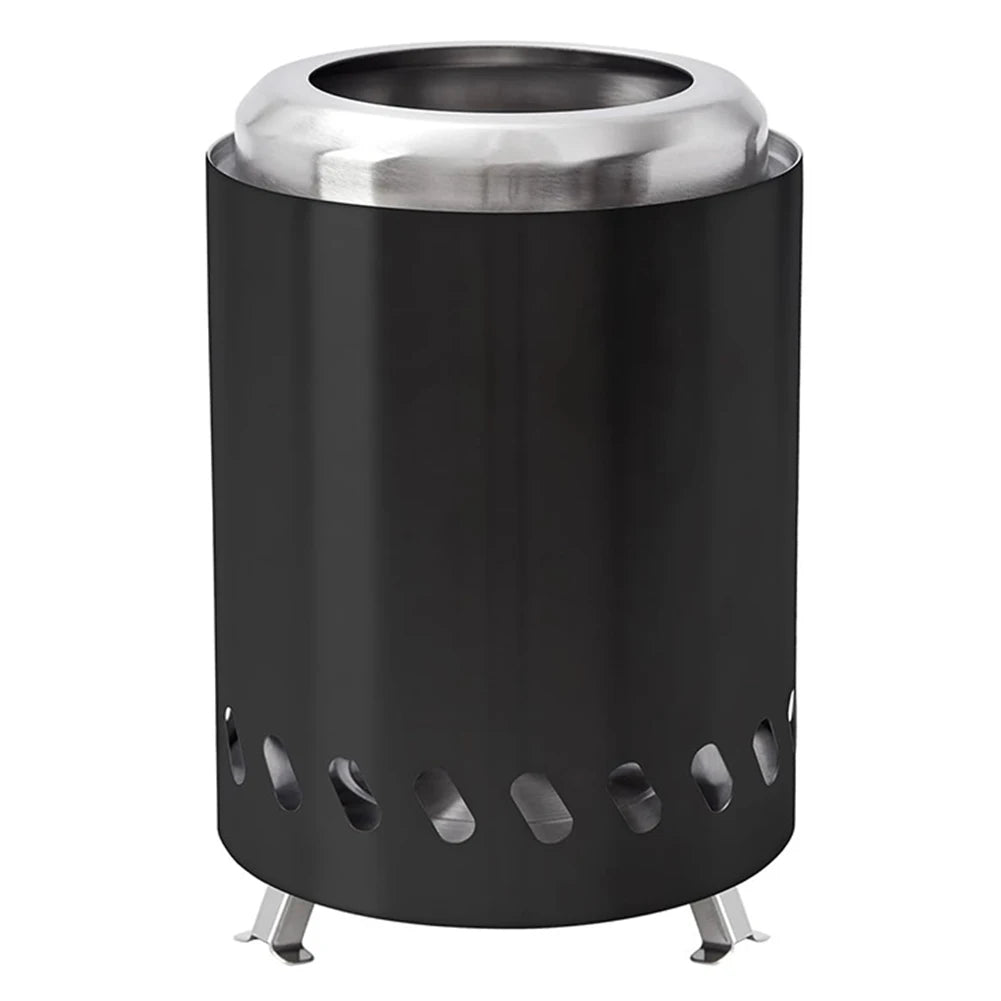 Outdoor Camping Table Smokeless Stove Stainless Steel Burner Heater Mini Tabletop Fire Pit Portable Campfire Wood Burning Stove