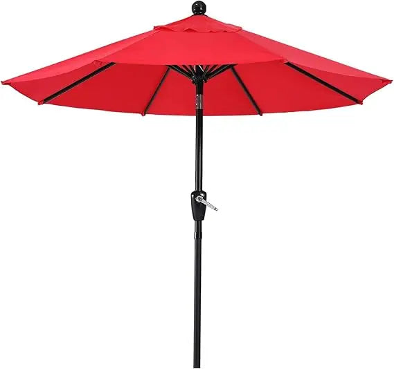 15FT Double-Sided Aluminum Table Patio Umbrella Garden Large Umbrella,Swimming Pool, Green