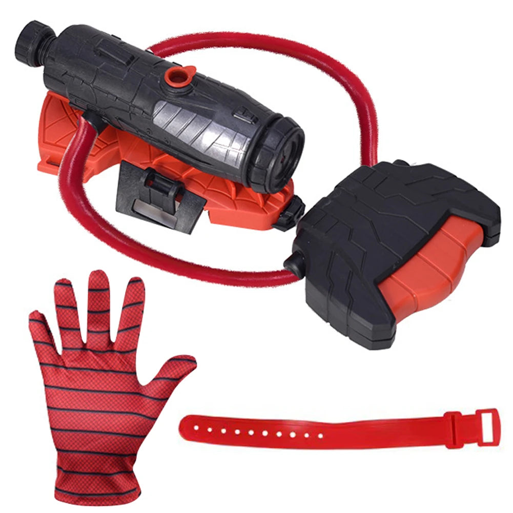 Spider Web Shooters Toy Superhero Squirt Guns with Glove Wrist Water Sprayer Toy Water Fighting Toy for Kids Adults