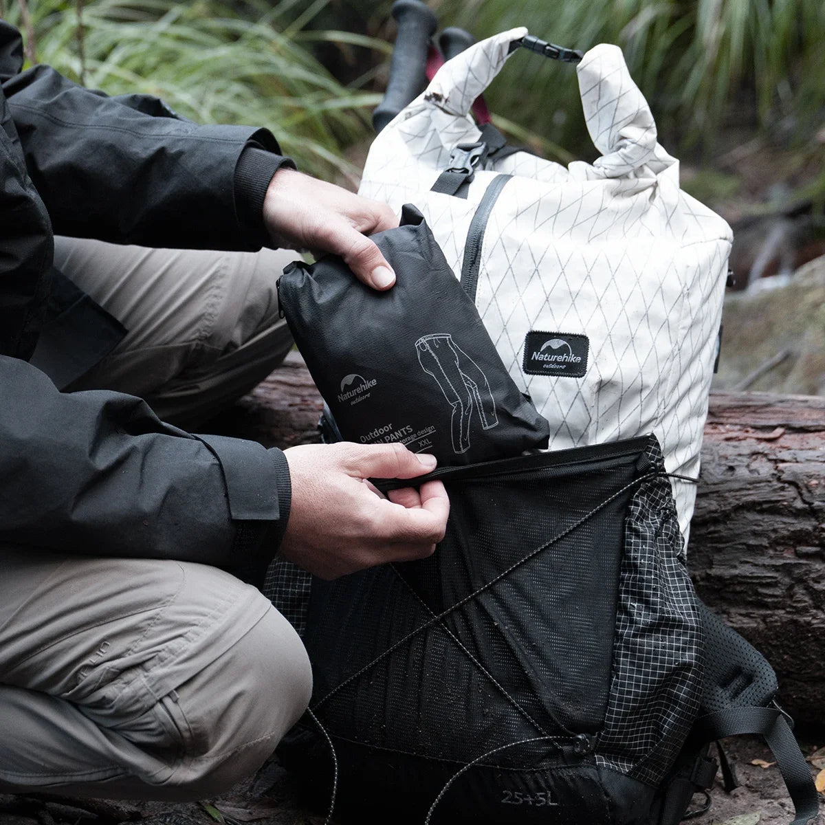 Windproof Rainproof Pants Upgraded Men Outdoor Waterproof Windbreaker Raincoats Rain Pant Cycling Hiking Trip