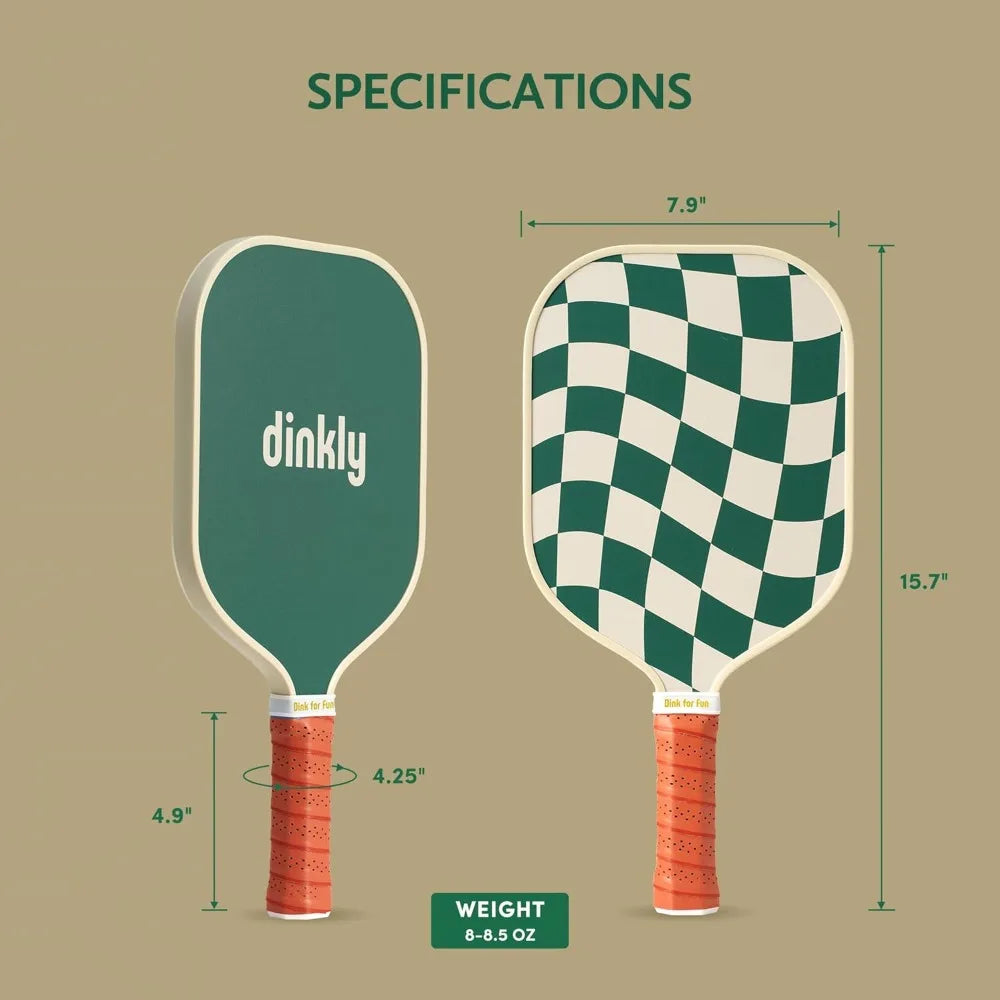 New Upgraded Pickleball Paddles Set of 2/4- USAPA Approved Graphite/Fiberglass Pickleball Racket, 2 Pickleball Rackets