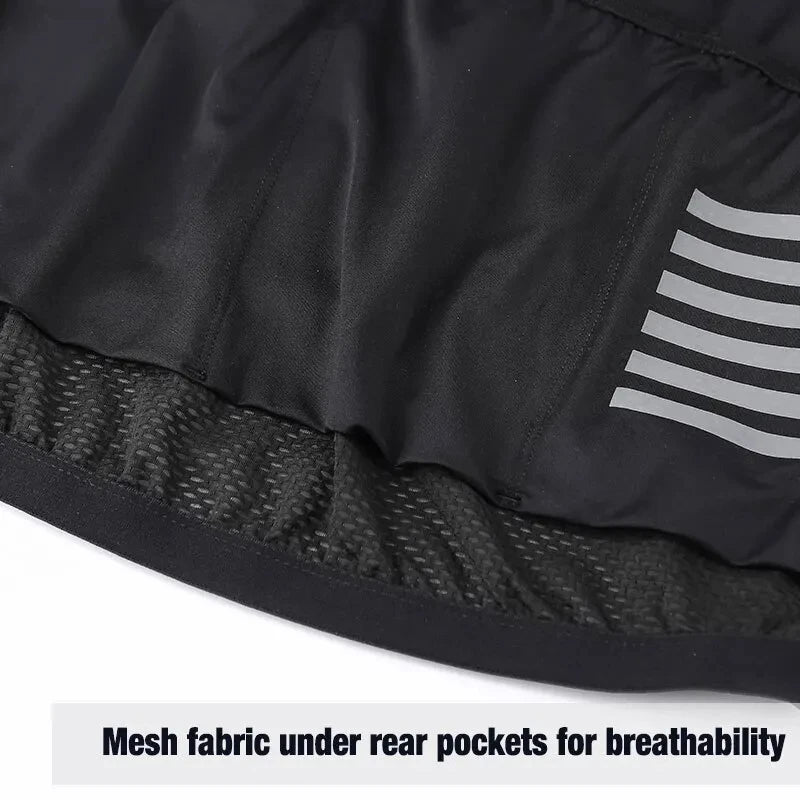 Men Cycling Jersey Short Sleeve Reflective Summer MTB Maillot Shirt Downhill Jersey Pro Team Mountain Bicycle Clothing